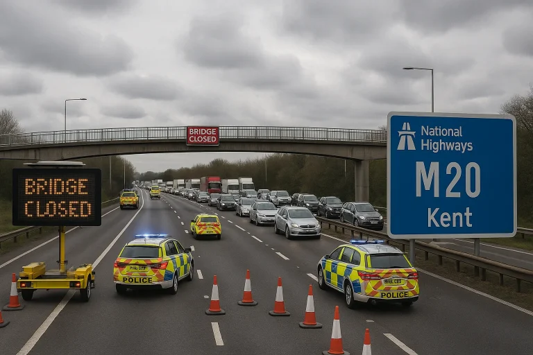 M20 Kent Vehicle Bridge Closure: What Drivers Need to Know